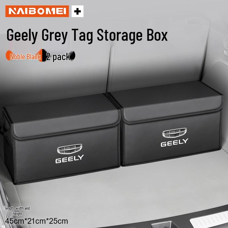 Geely Car Trunk Storage Box for Xingyue, Binyue, Emgrand, Borui, Haoyue, ICON Models