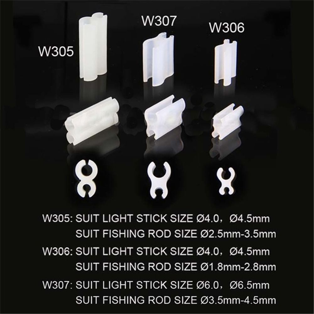 Durable Glow Stick Clip On Light Fishing Float Hold Rod Feeder Fishing Tools Fishing Rod