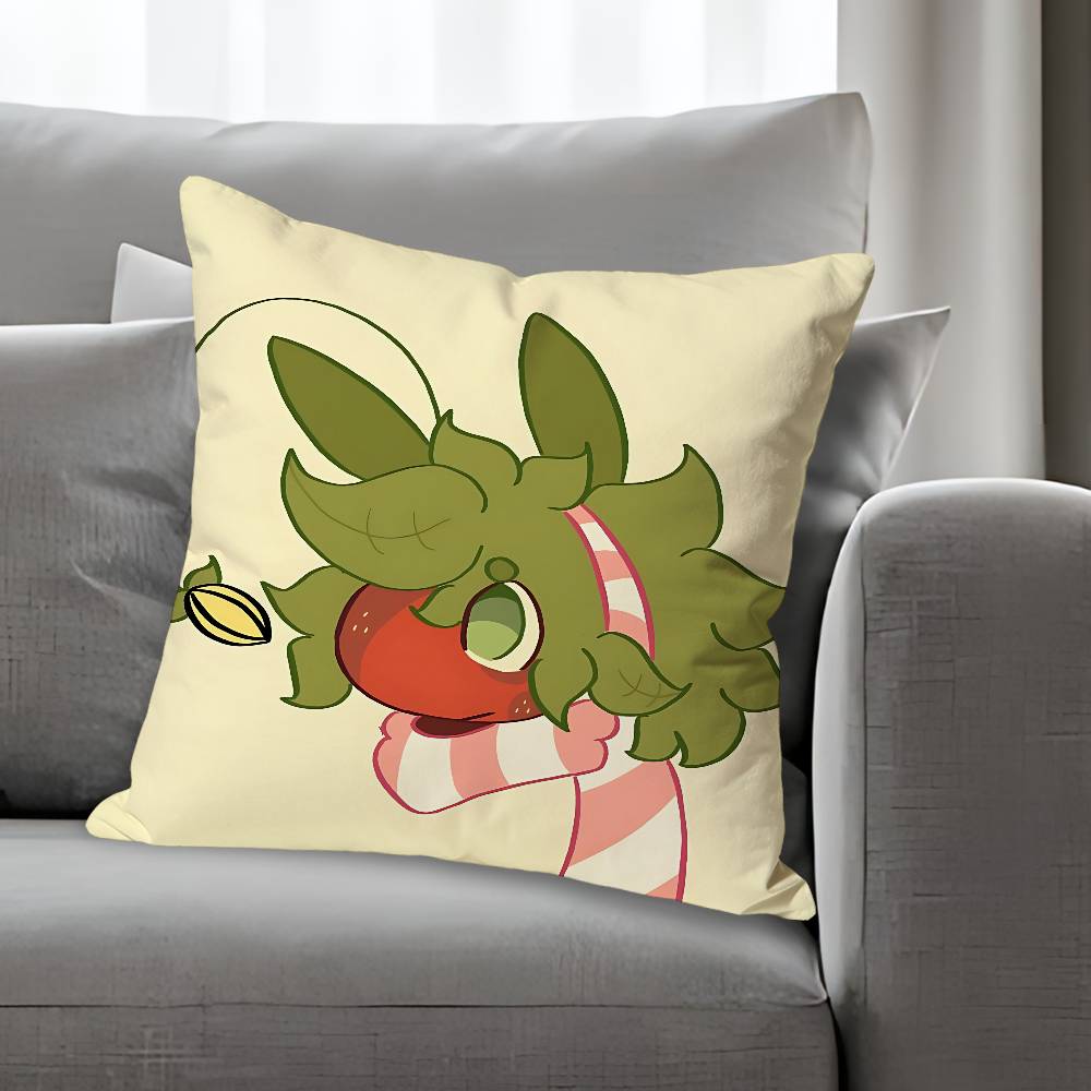 DDandys WWorlds Kiełek Anime Celebryta Towar Uniwersalny Nadrukowana Poszewka na Poduszkę Sofa Samochód Biuro Pokój Dekoracja Ochrona