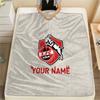 Custom Name 1.FC Köln Flannel Blanket, High quality Comfortable for All Seasons, Home Decor, Warmth and Comfort