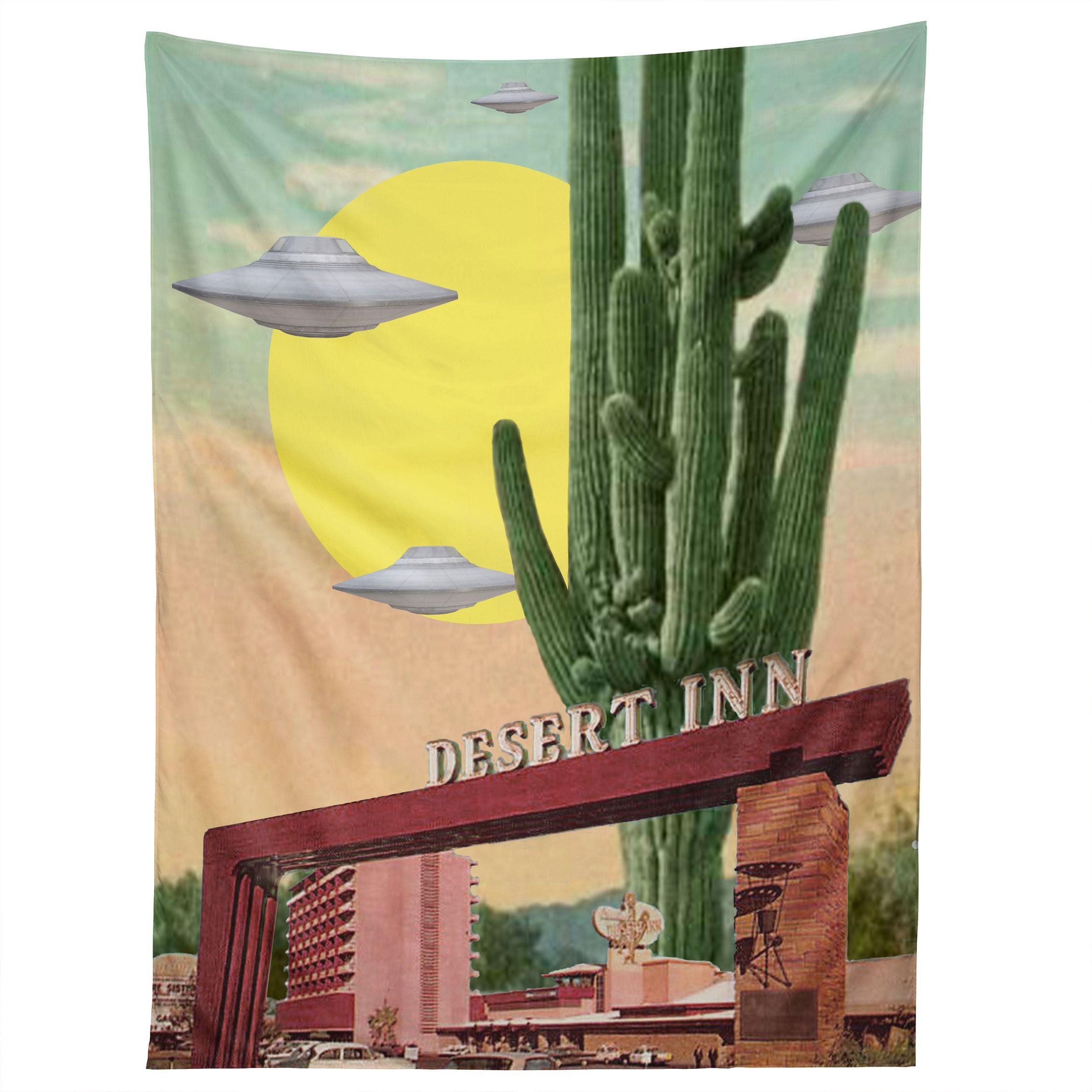 DESERT INN UFO tapestry 75x100