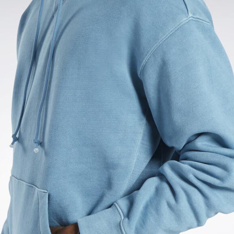 Reebok Sweatshirts Unisex Blue Hooded Moderate Regular HS9142