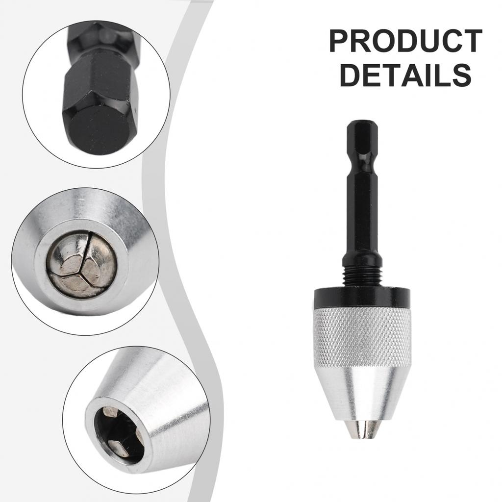 1 Pc Flat Tail Collet Adjustable Easily Locks Onto