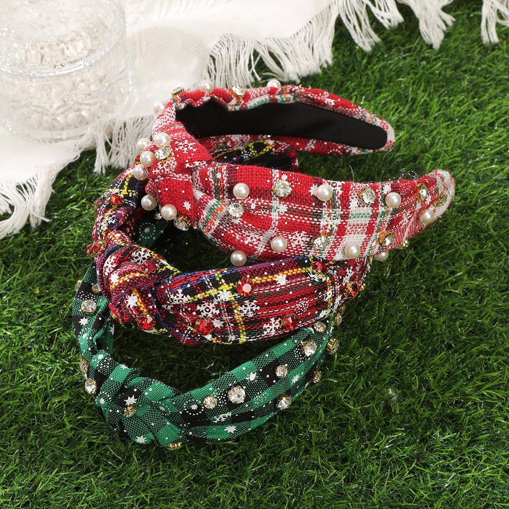 Wide Christmas Hair Hoops Thanksgiving Gift Headbands Bezel Hair Bands Ladies Fashion Hair Accessories Head Band Hoops Headwear