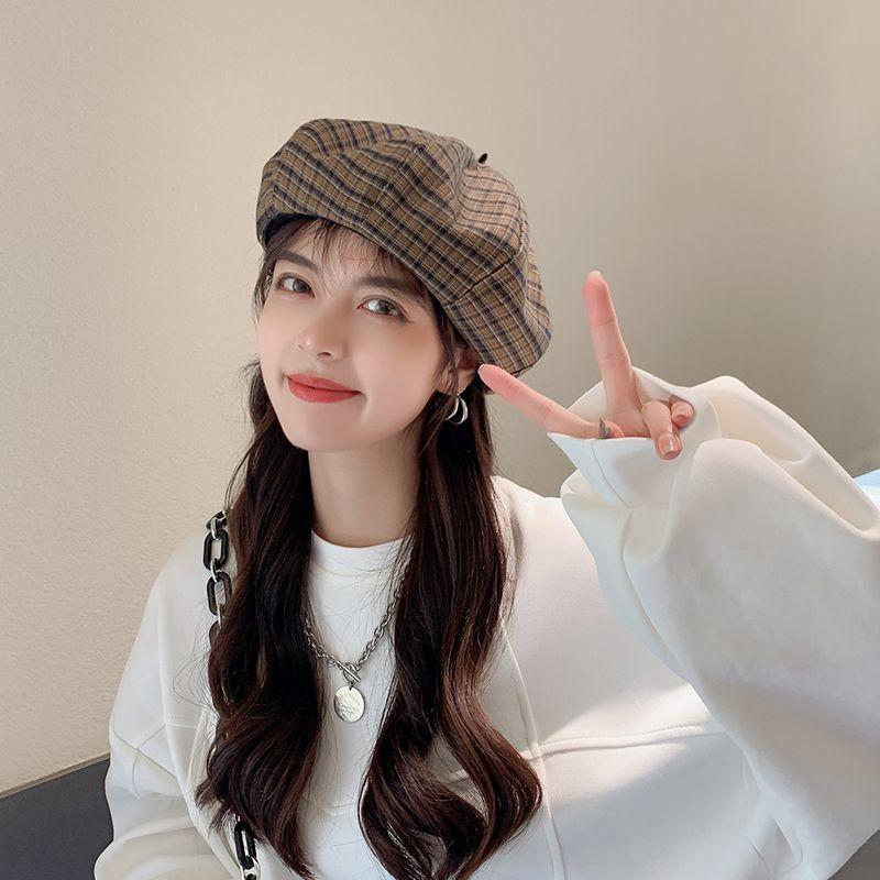 Damenhüte Neue Ankunft Modischer Vielseitiger Baskenmütze Damen Künstlerhut Minimalistische Elegante Kopfbedeckung