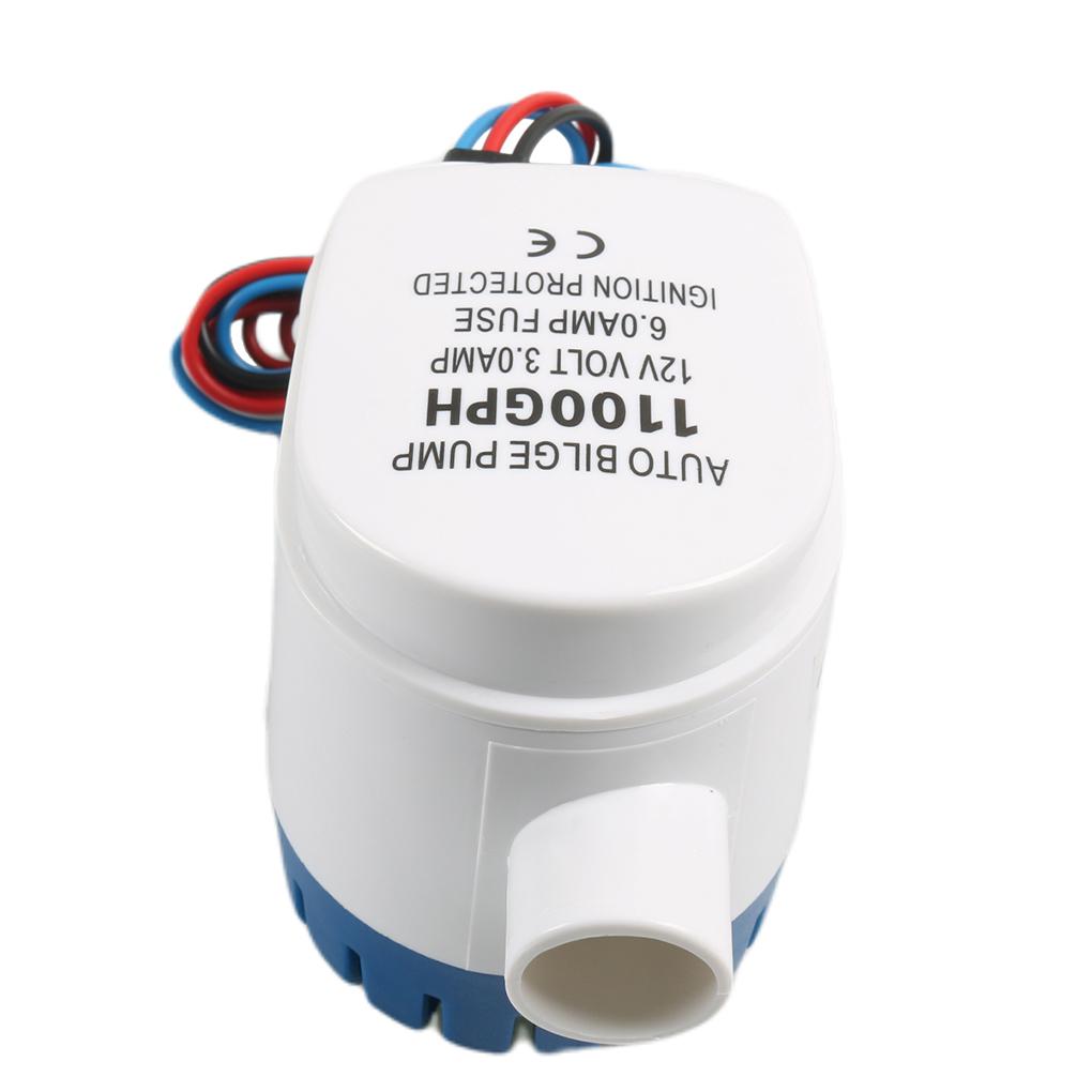 Pompă de santină submersibilă automată pentru barcă 12V Volt DC Pompă electrică marină de apă Mică Auto 1100GPH Cu întrerupător