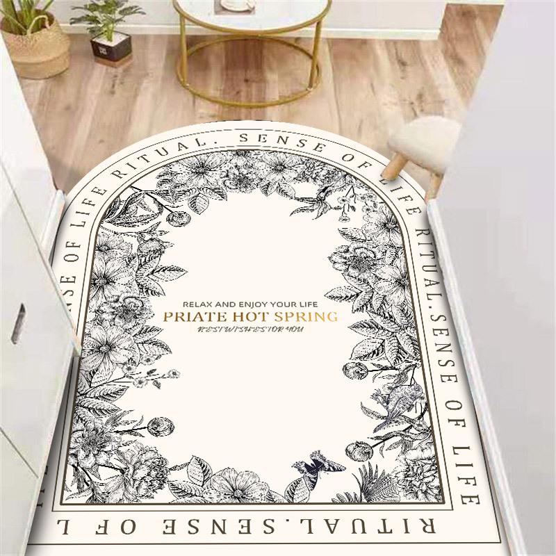 

Входной ПВХ коврик Маслостойкий Водонепроницаемый Темный Грязеотталкивающий Входной коврик 80 × 100CM