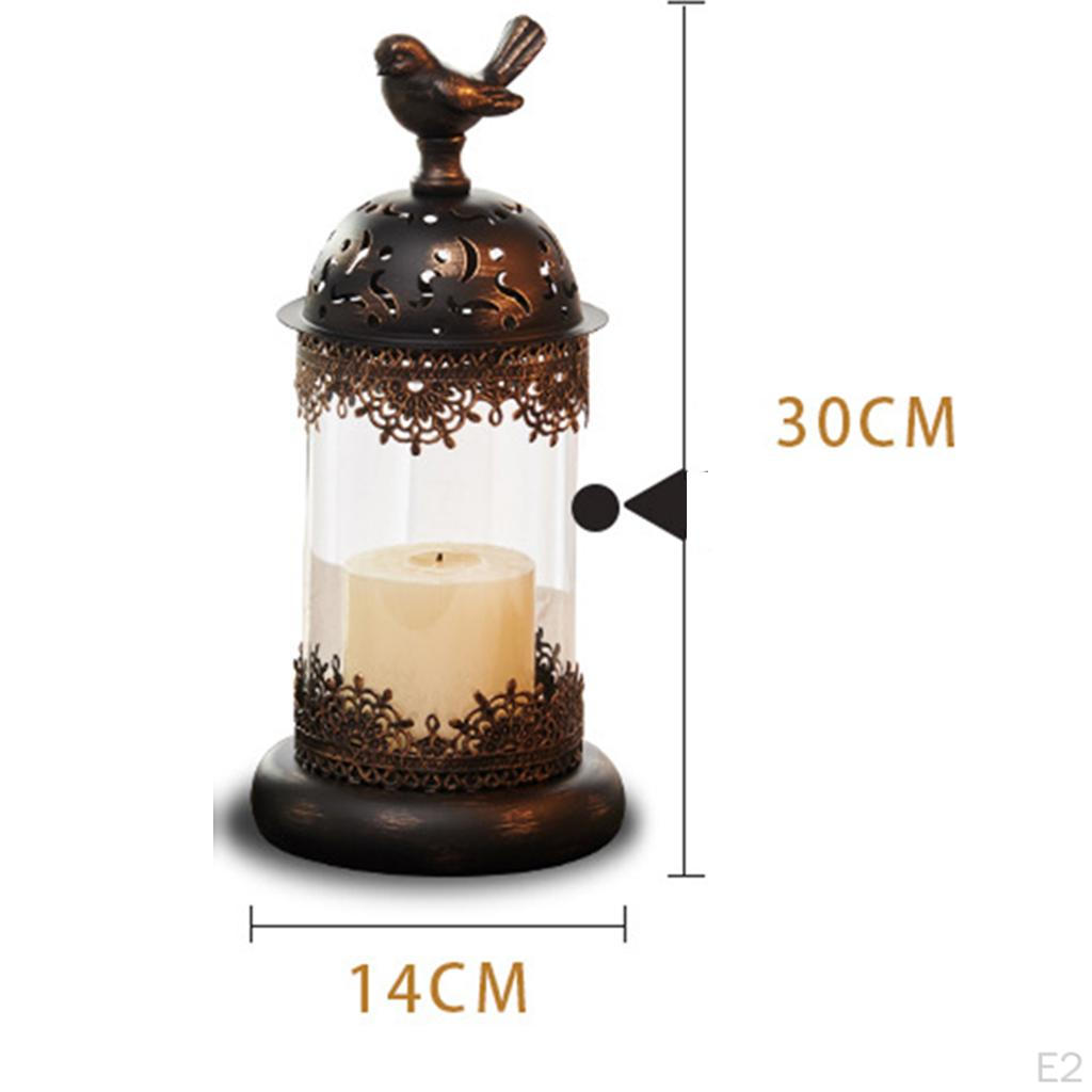 Candle Holder Vintage Candlestick , Wedding Centerpieces for Tables, Iron Candleholder Set