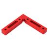 4.7" X 4.7" / 12x12cm 90 Degree Positioning Squares Aluminium Alloy Red Anodized Corner Clamping Square L-Shaped Design