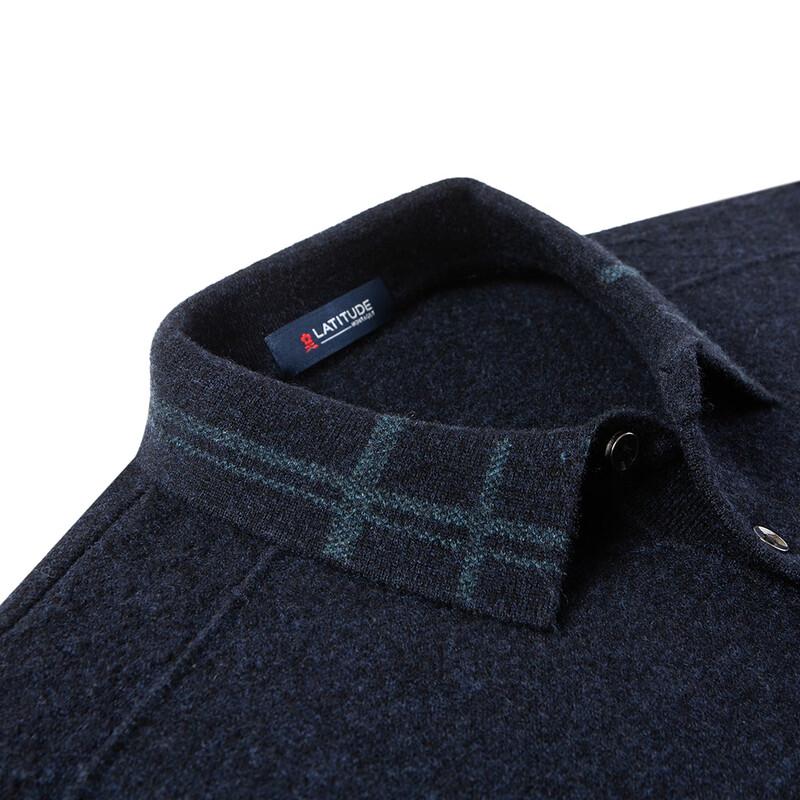 MONTAGUT Men's Merino Wool Business Sweater