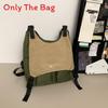 Mountain Theme Lightweight Nylon Crossbody Bag With Zipper Closure For Casual Use
