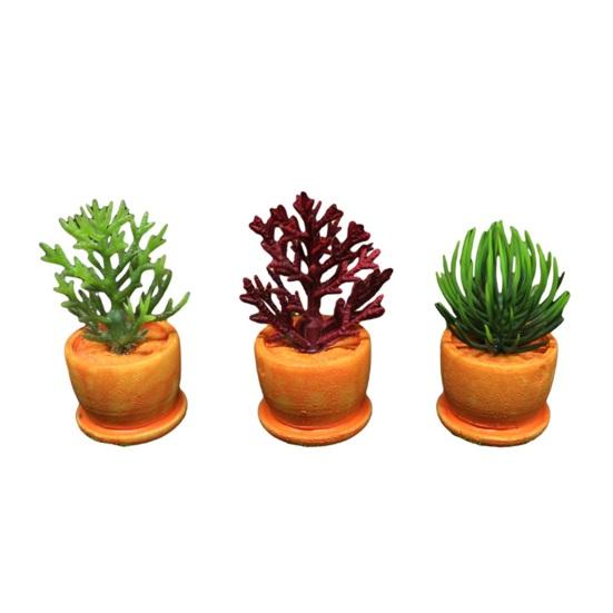 

Бонсай Декоративный Изящный Красивый Микроландшафт Искусственный Суккулент Домашний Декор разноцветный