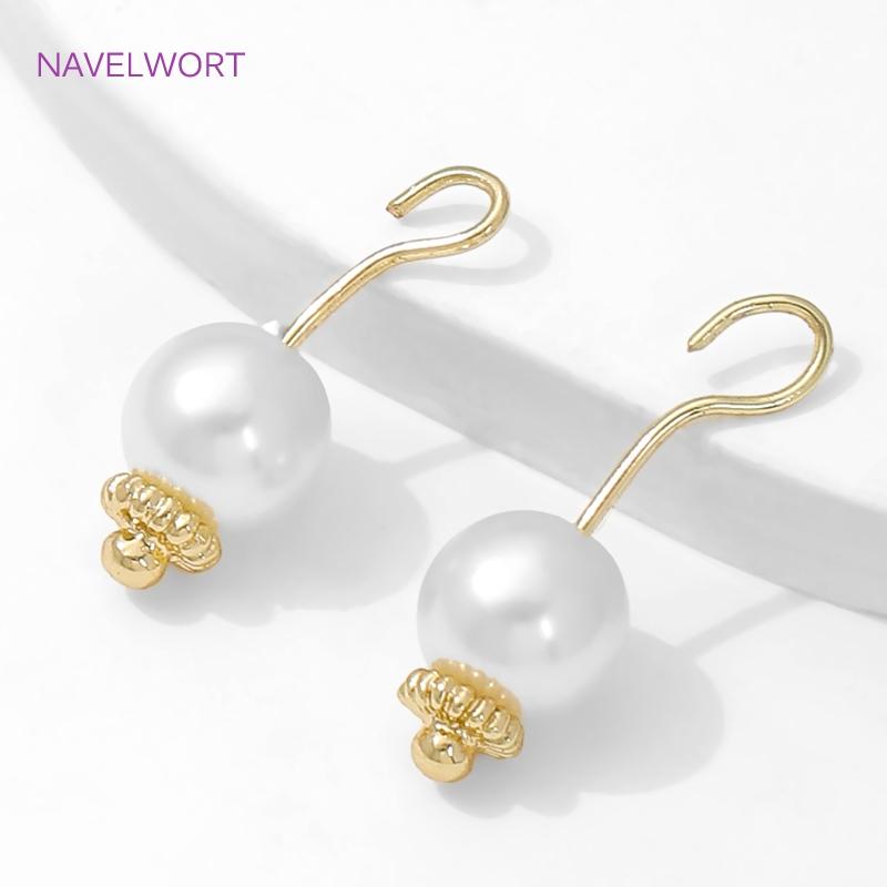 18K Gold Plated Flowers Head Pins For Jewelry,Brass Pins For Jewelry Making,Supplies For Jewelry,DIY Earrings Making Accessories
