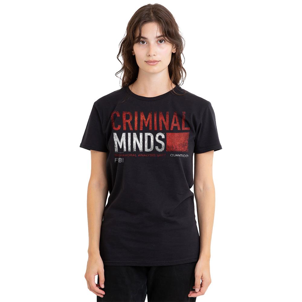 Criminal Minds Unisex Adult Title Card T-Shirt