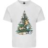 Cat Christmas Tree Unisexs Light Cotton TShirt
