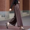 Demana Pleated Wide-Leg Casual Pants