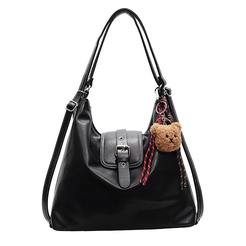 Retro commuter tote bag women's new versatile large-capacity shoulder messenger bag multi-functional backpack