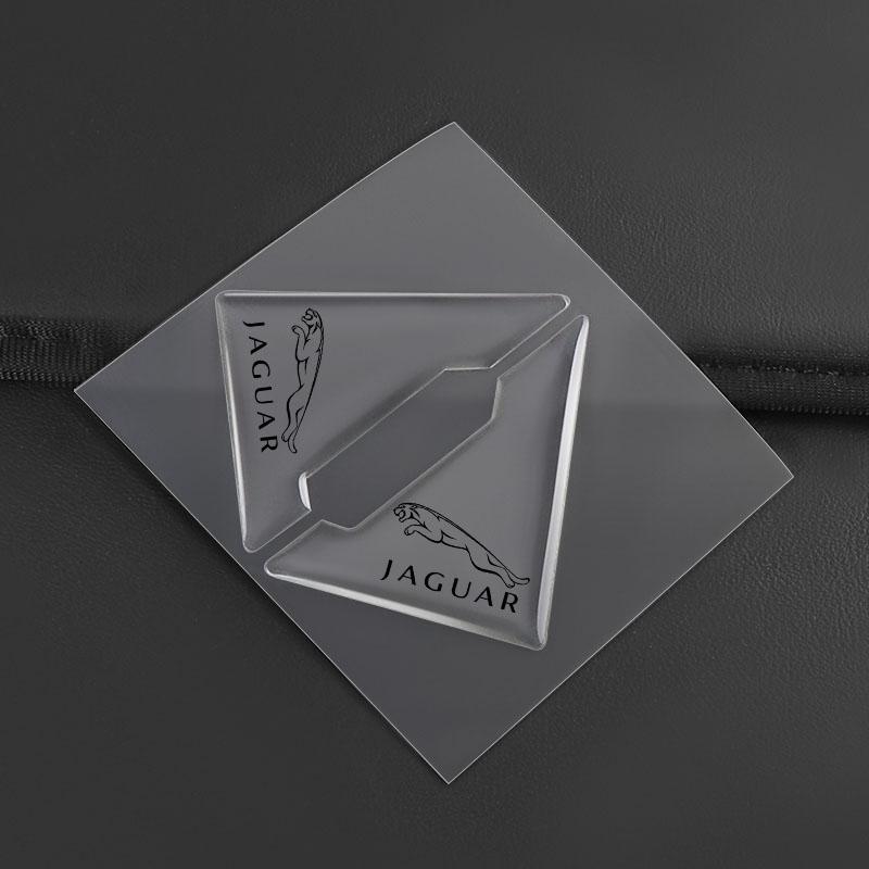 2 stuks Transparante Auto Deurhoek Beschermer Krasbestendige Beschermingssticker Voor Jaguar XF XE XJ XJ8 X351 F Pace X Type F Type Ketting Tijera Kleding Sleutelhanger
