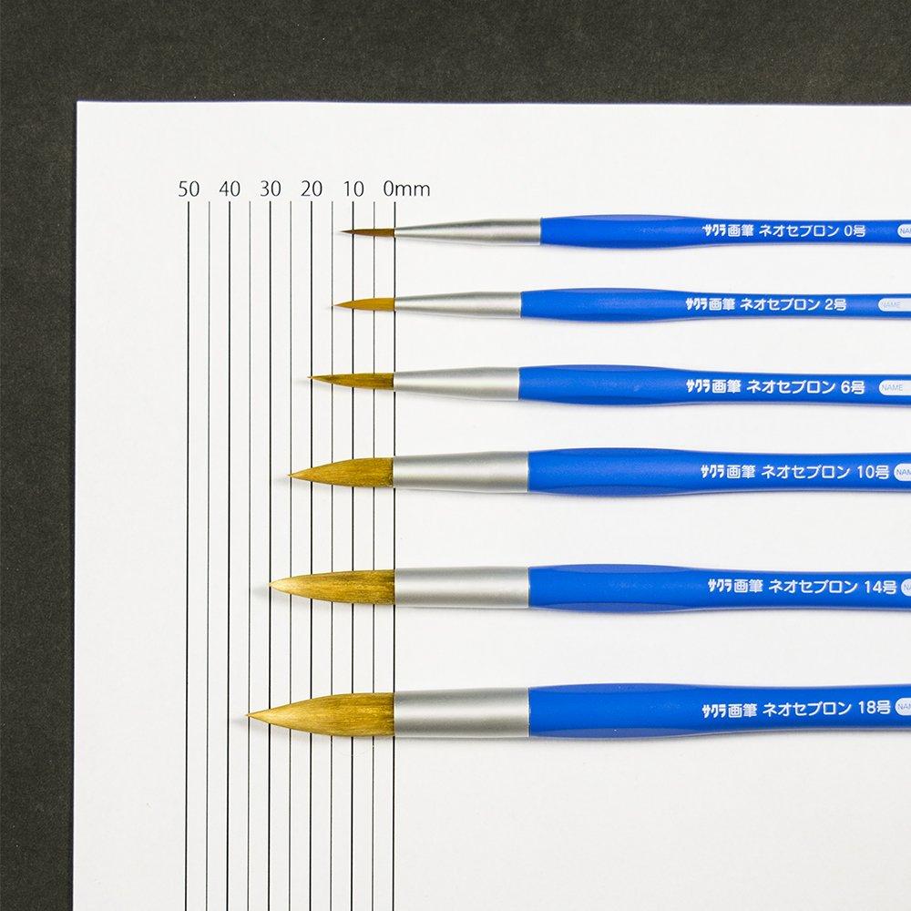 Sakura Crepas Paintbrush Neo Cebron Round Size 18 NR18