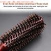 10/12/14Rows Anti Static Wood Boar Bristle Hair Round Brush Hair Dryer Styling Tool Teasing Brush For Hair Curly Comb Hair Brush