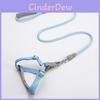 Pet Dog Leash With Macaron Color Chest Harness For Small To Medium Dogs