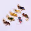 Natural Crystal Fish Mini Figurines Desktop Statue for Home Office Decorations