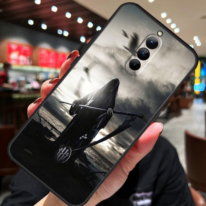 Death Grim Reaper Skull Case For ZTE Nubia Red Magic 8S 9S 10S 8 9 10 Pro Plus 6S 7S 6 7 Pro 5G 6R 11 Pro Plus Cover