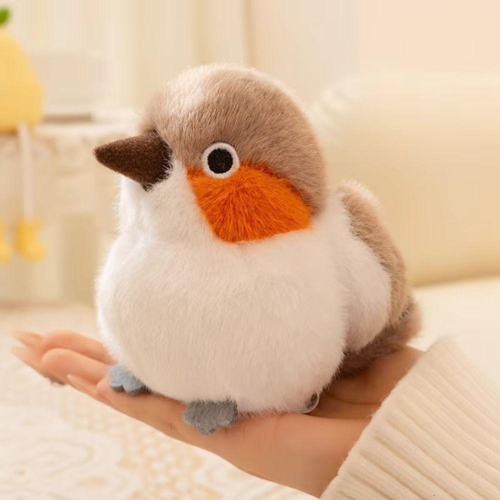 Colorful Design Lifelike Bird Plush Soft Texture Stuffed Bird Doll Bird Plush Toy  Holiday Gift