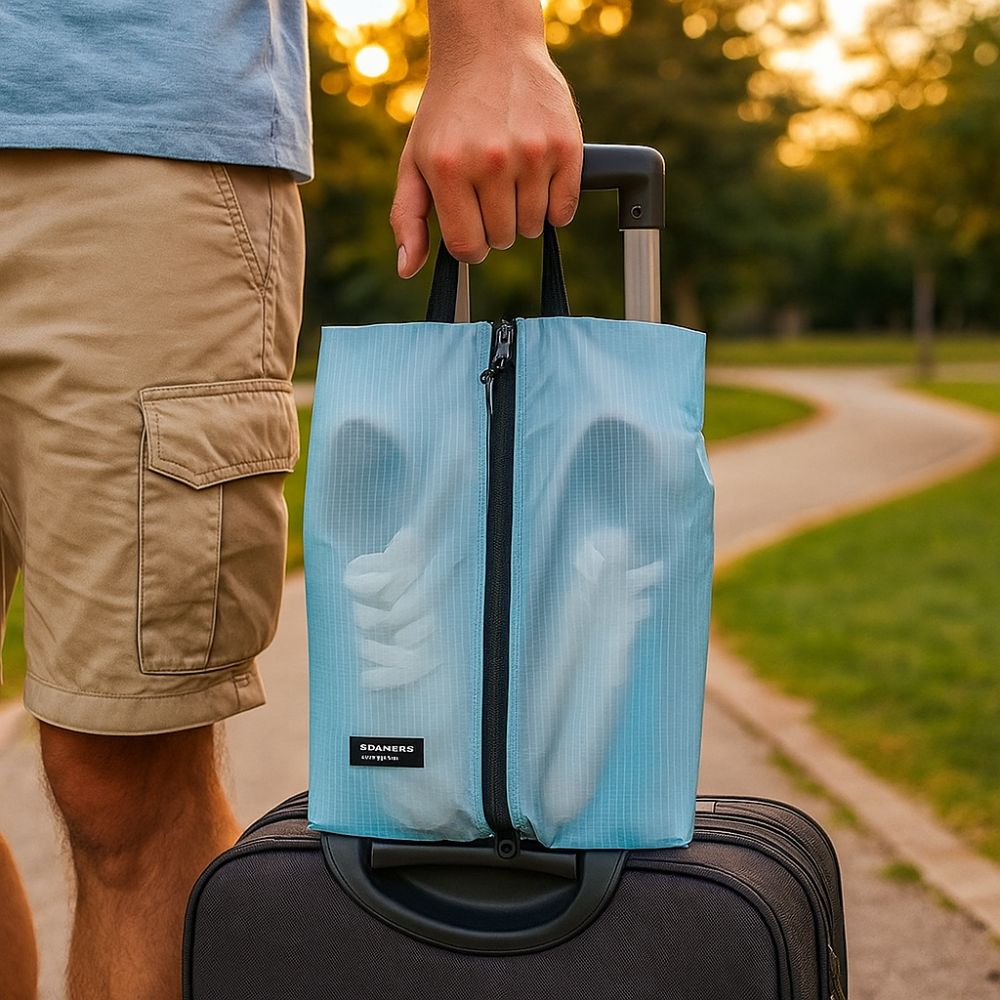 Ultralight Portable Shoe Pouch Waterproof Shoe Cover Multi-function Shoe Storage Bag Outdoor Gear