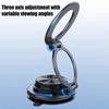 Magnetic Phone Holder 360° Universal Rotation Adjustable Car Mount Strong Vacuum Suction Foldable Ultra-Thin Phone Stand for Windshield Table Top