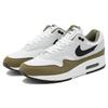 New Nike Air Max 1 White Black Medium Olive