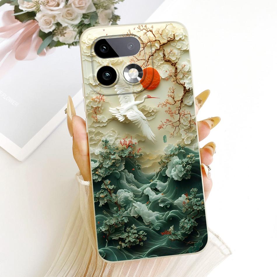 For Realme 16 Pro+ 16Pro Cute Cat Flower Cartoon Phone Case For Realme 16 Pro Plus 5G Soft Silicone Covers Bumpers