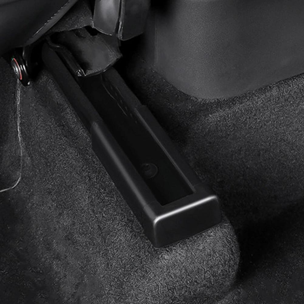 4pcs Car Seat Rear End Rail Cover Protector Anti-Kick Slide Protection for Tesla Model 3 Y Juniper 2025 Backseat Accessories