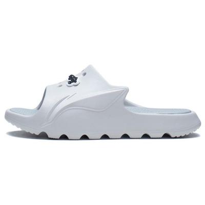 Bequeme Langlebige Gummi-Sohle Pantoletten Herrenschuhe Grau ABTS003-1