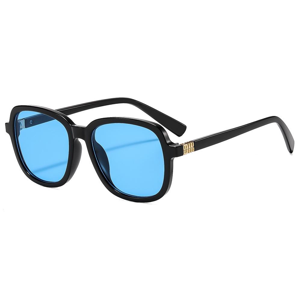 European Retro Square Frame Sunglasses - Versatile Unisex Street Style, Influencer Fashion, High-End Feel