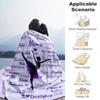 Dance Lover Customize Text Blanket Lightweight Personalized Blanket Soft & Cozy Perfect for Seaside Couch Livingroom Office for All Occasions