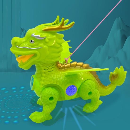 Electric Flying Dragon Interactive Dragon Year Celebrations Handheld Portable Music Light Toy for Kids
