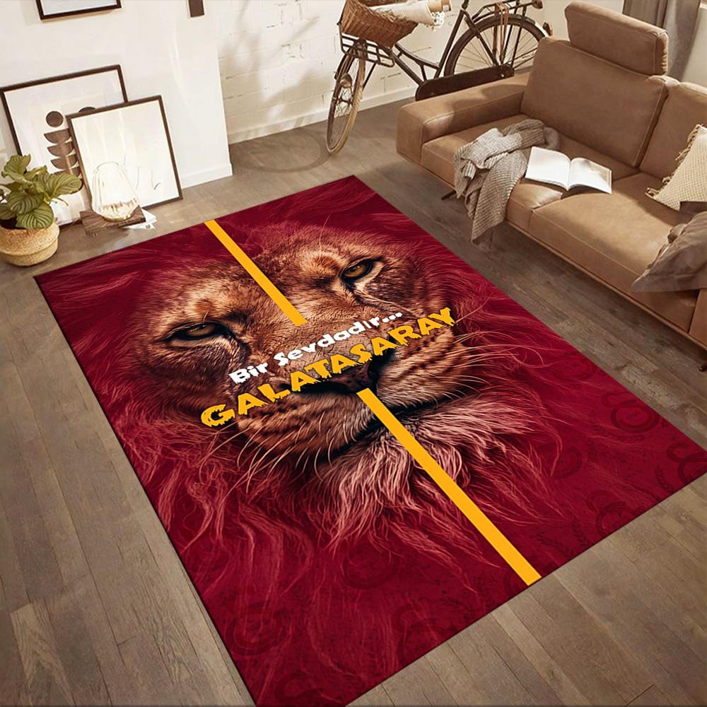 Galatasaray 95 Floor Mat Design for Foyer Game Room Balcony Hallway Anti-slip Rug Office home decor Perfect Gift for Women/Men