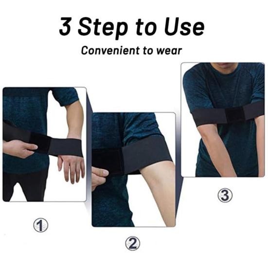 Golf Swing Arm Band Training Aid Elastic Swing Correcting Trainer Band for Golfers Beginners Arm Elbow Posture Training Accessory