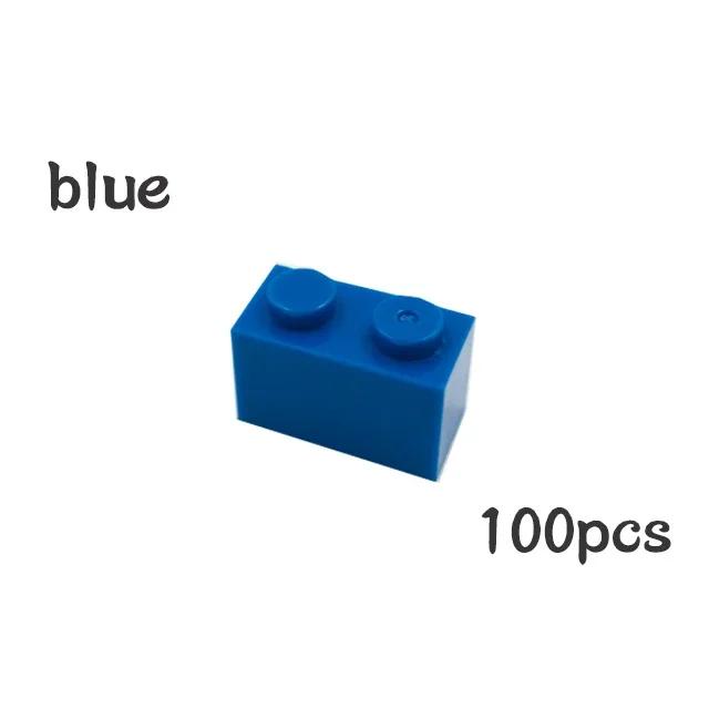 100Pcs DIY 3004 Thick Constructing Blocks Particle Figures 1x2 Dots Brick Works With Educational Creative Construction Leduo Kid Toy