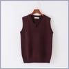 Gilet a Maglia Senza Maniche Donna Uomo Scollo a V Preppy Studenti Ragazzi Ragazze Classico Primaverile Maglione Lavorato a Maglia Moda Coreana Gilet Retrò