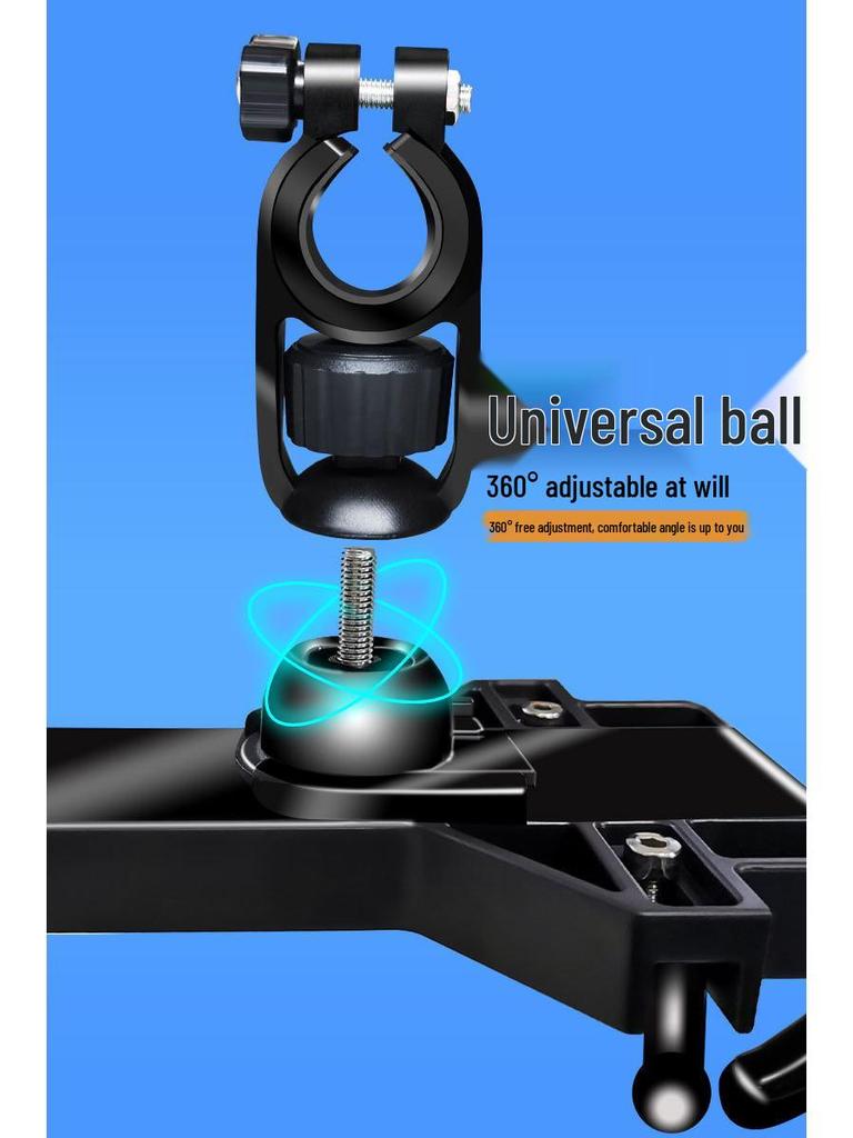 Shockproof Motorcycle Phone Holder with Battery Second Lock and Zero Jitter Eight Claws for Navigation