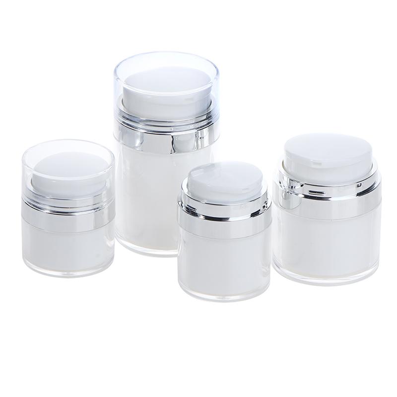 15/30/50/100 ml Airless-Pumptiegel Leere Acryl-Cremeflasche Nachfüllbarer Kosmetikbehälter Einfach zu verwenden Tragbares Reise-Make-up-Werkzeug
