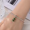 Original Charms Copper Small Green Snake Pendant Beads Fit Bracelet Women Jewelry Making Diy Gift