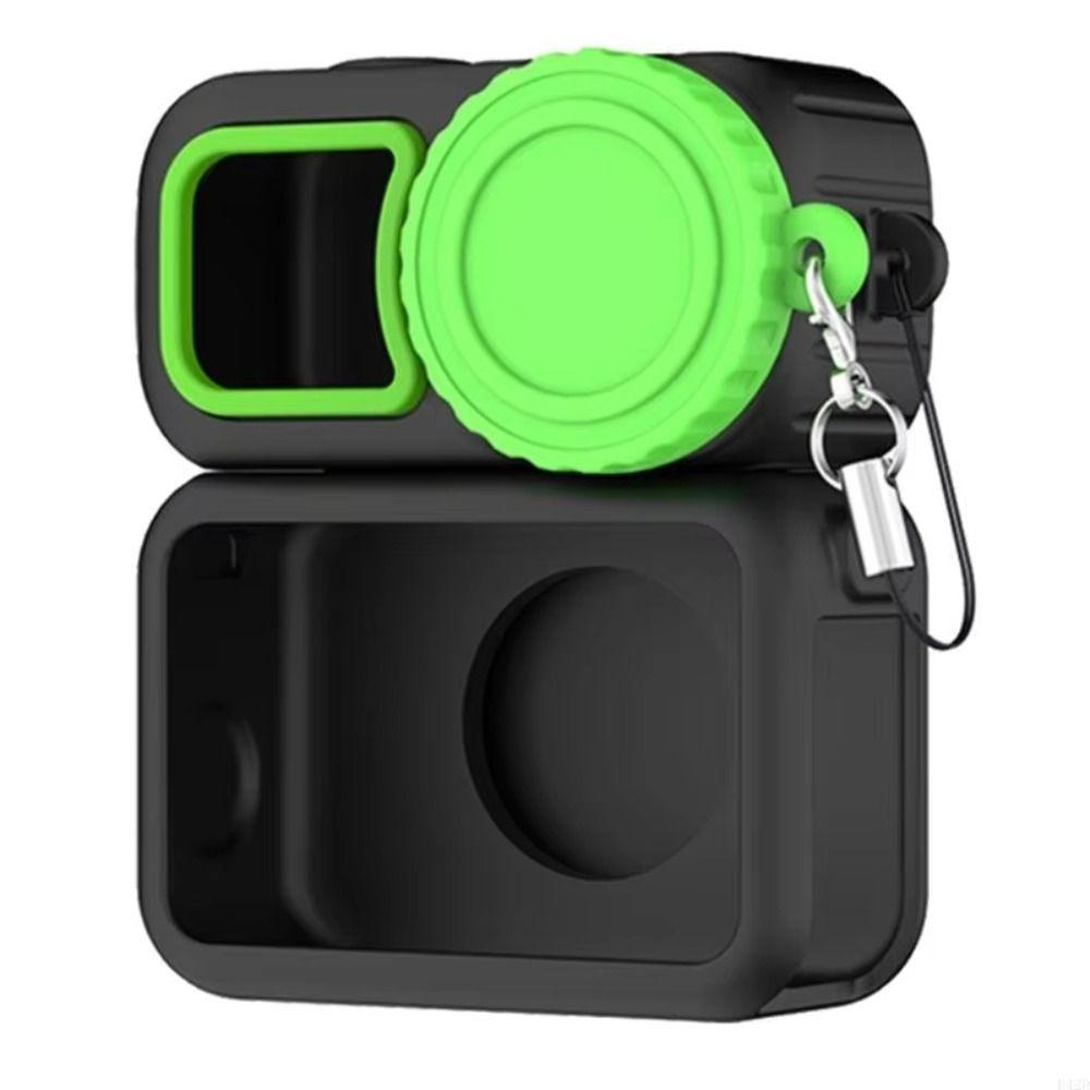 Shock Absorption Silicone Protective Case Lens Cap Anti-Drop Action Camera Case Full Protection for DJI Osmo Nano