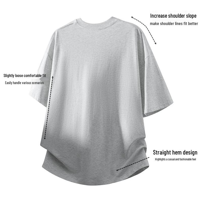 MEDE Men's Summer Loose Fit Cotton T-Shirt