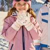 Full Finger Kids Snowboard Gloves Thicken Girls Skiing Gloves Kawaii Children Ski Gloves  Camping