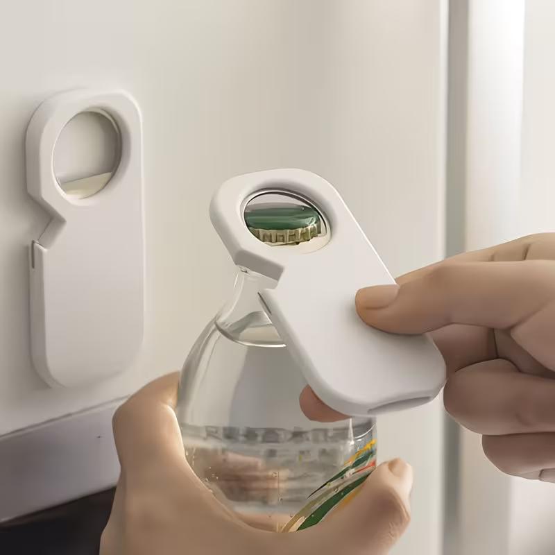 Ouvre-bouteille magnétique multifonctionnel 3 en 1 Ouvre-boîte Ouvre-bouteille de bière Outil levier avec aimant pour réfrigérateur pour utilisation dans la cuisine et le bar