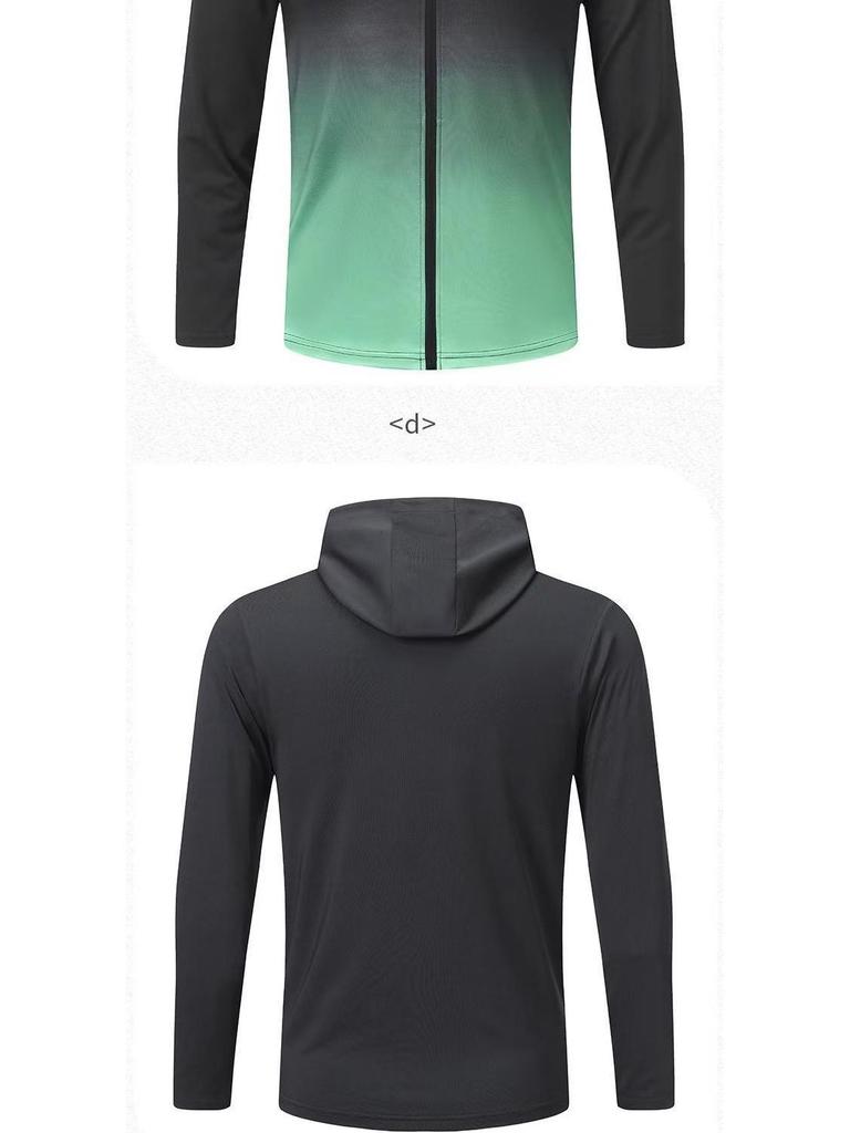 Men's Quick-Dry Hooded Windbreaker: Autumn/Winter Sports Jacket for Running & Training
