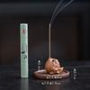 Lucky Purple Sand Mini Golden Toad Line Incense Burner, Indoor Insert Seat Zen Tea Table Desktop Aromatherapy Burner Ornament